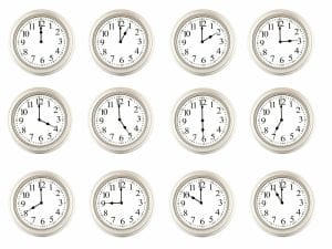 Time saving, clocks, time management