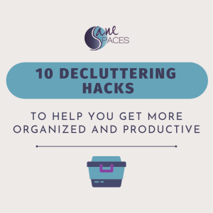 10 Decluttering Hacks Infographic