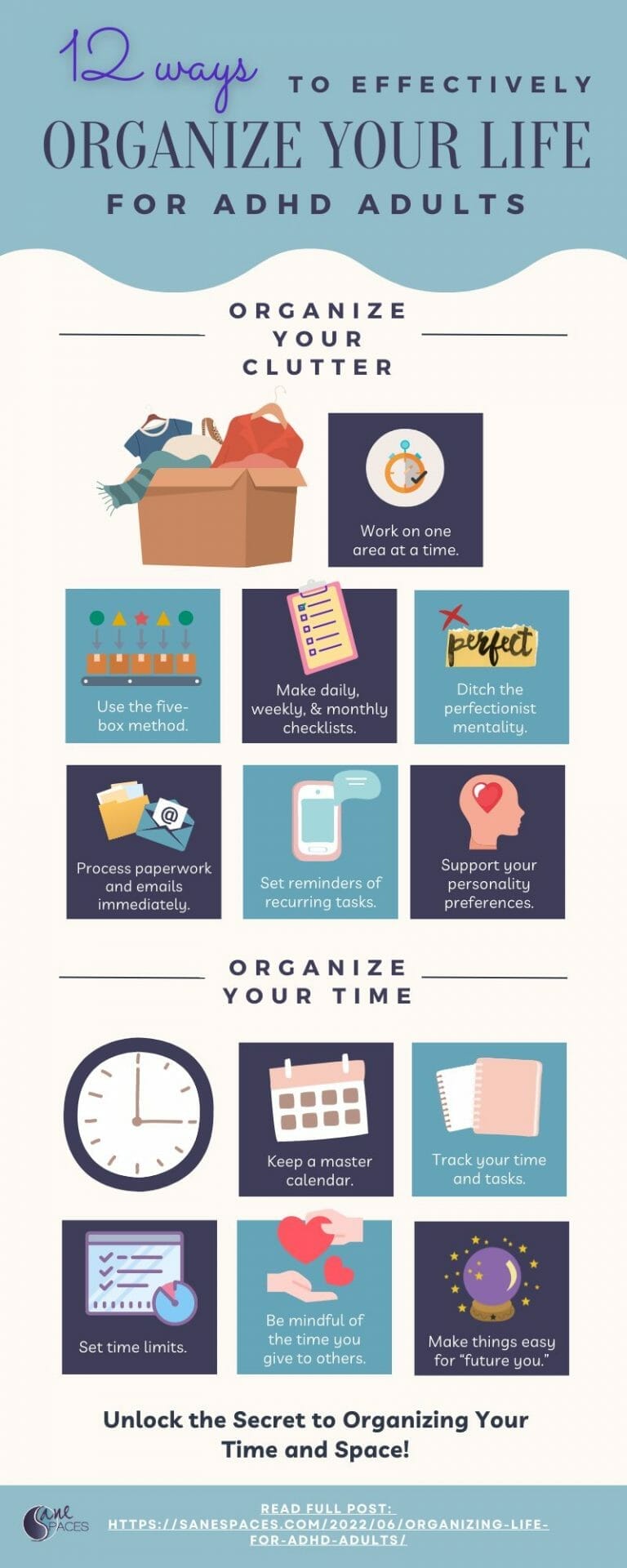 how to organize your life as an adult